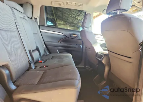 2018 Toyota Highlander Le from USA, damaged, VIN 5TDBZRFH8JS838436